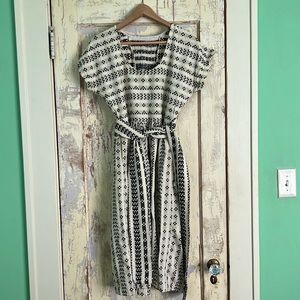 Ace & Jig Luna dress in Charm textile.